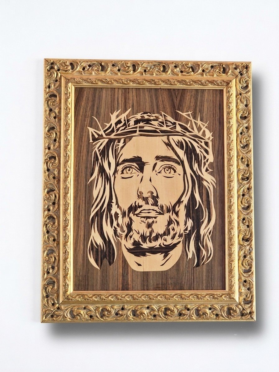 Christ — VaCa Marquetry, private collection