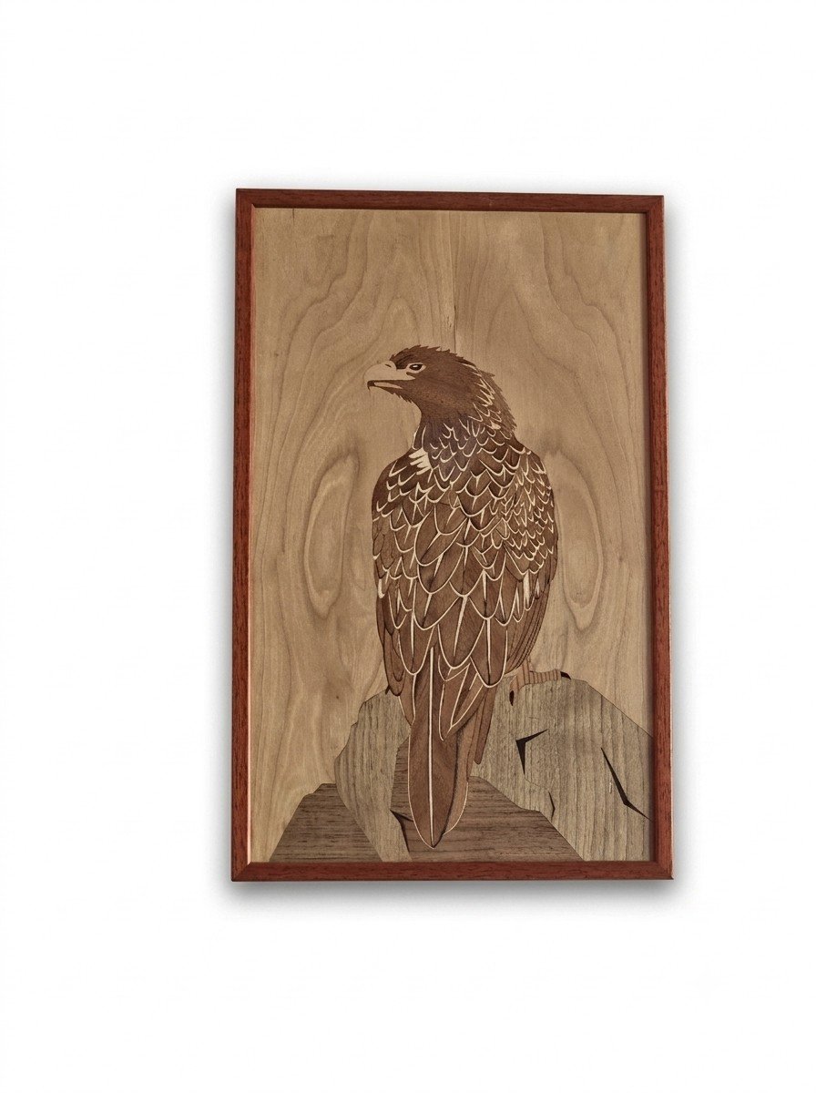 Arctic Eagle — VaCa Marquetry, private collection