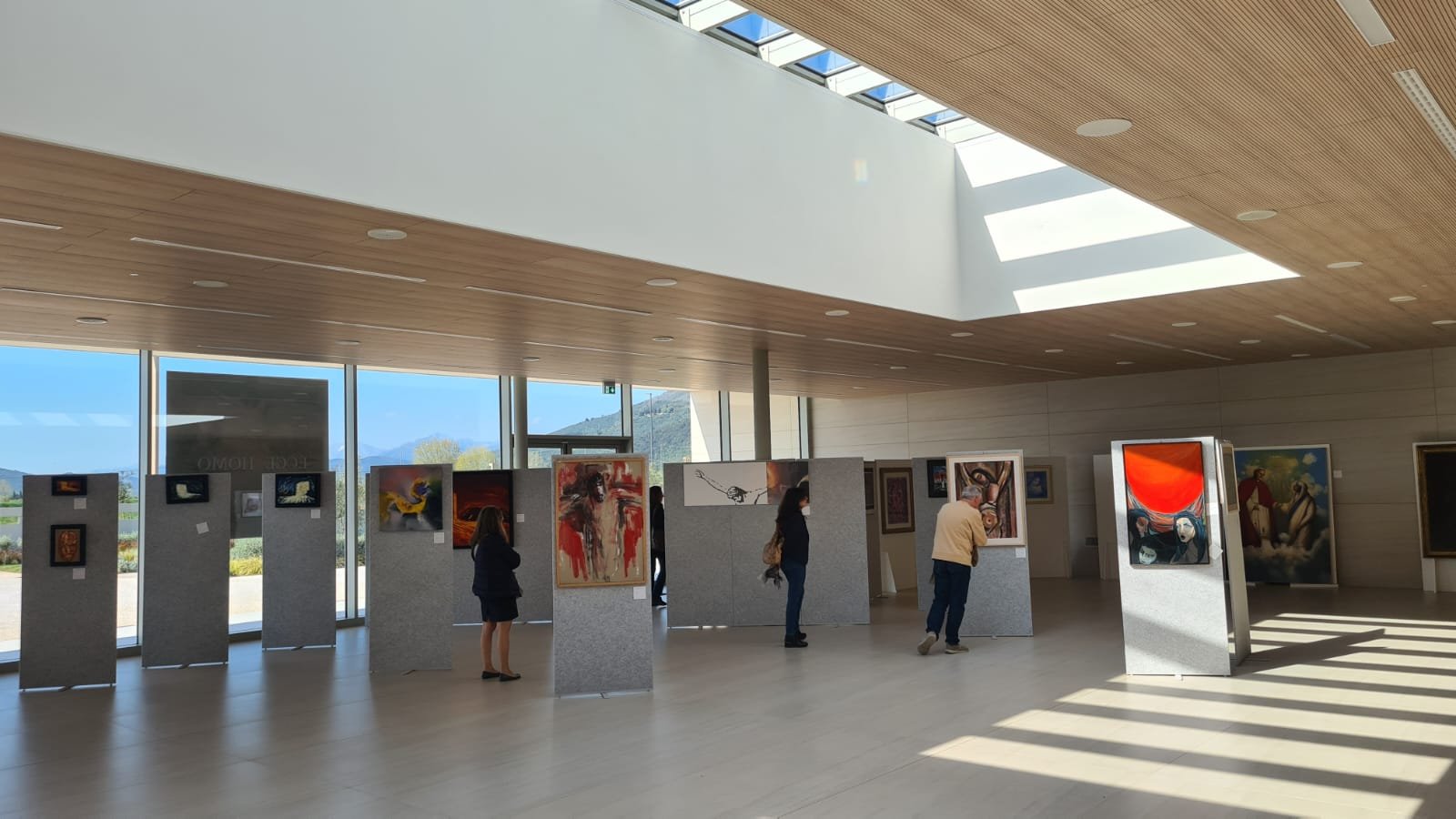 Gesù exhibition — closing view, San Giuliano Terme