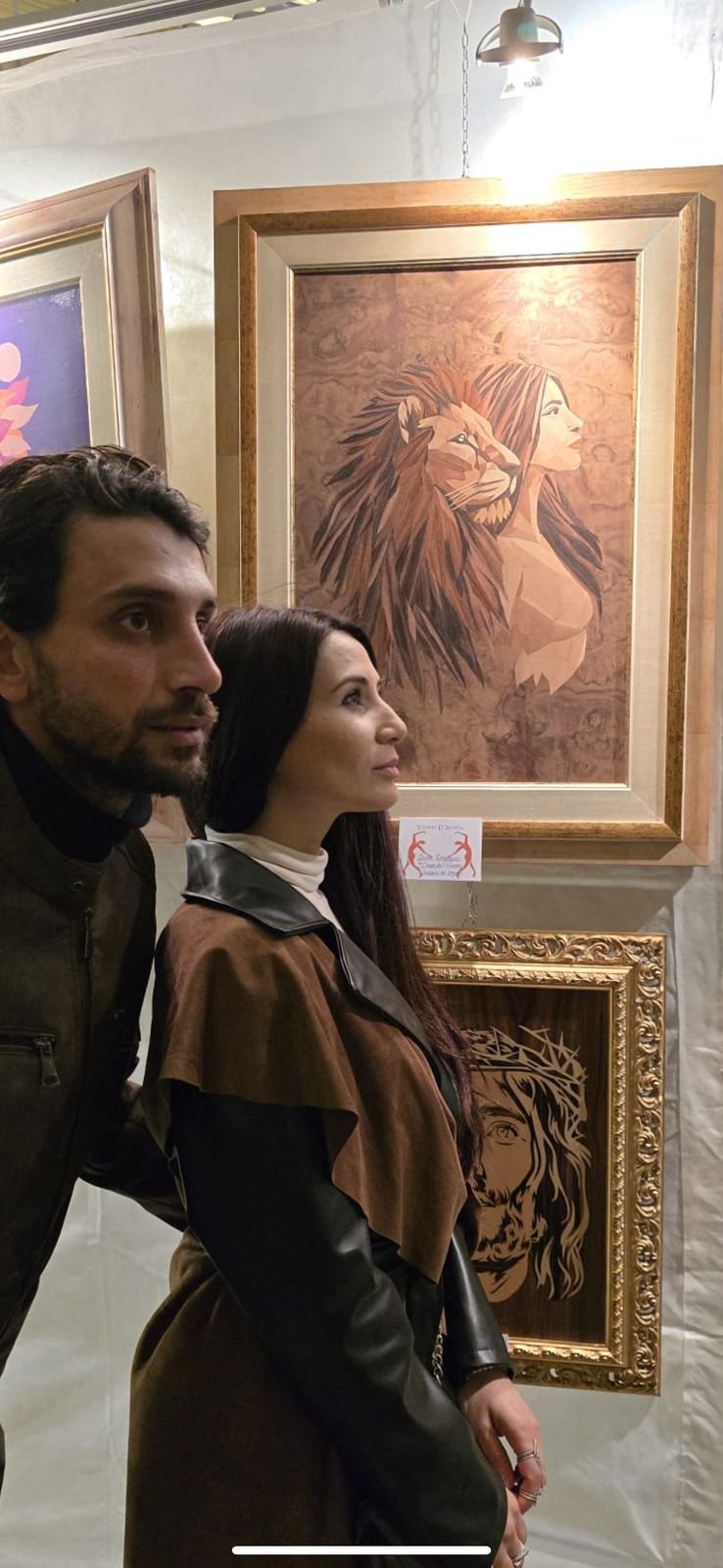 Chiesa di Santa Caterina, Lucca — marquetry portraits on display