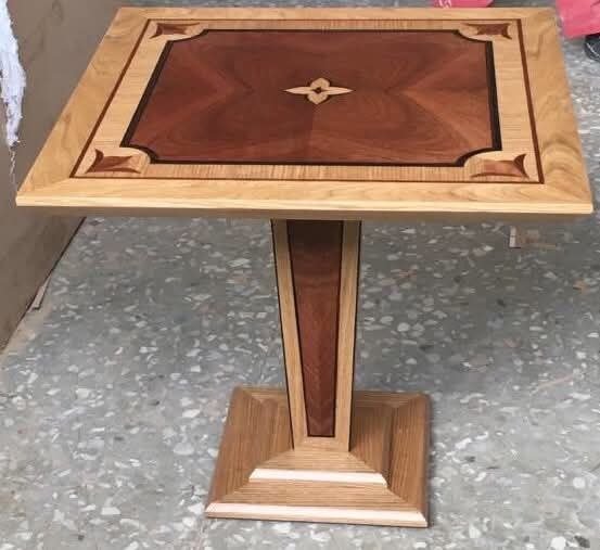 Pedestal side table